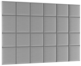 Kárpitozott panel 24 db. Quadra 240x180 cm (világosszürke). 1052017