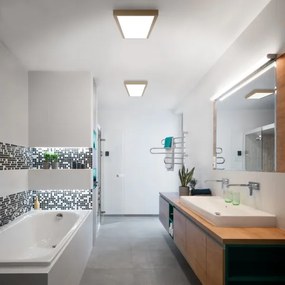 Brilagi-LED fürdőszobai mennyezeti lámpatest FRAME LED/50W/230V 120x30 cm IP44 bézs