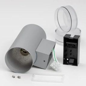 Brilagi - Kültéri fali lámpa MATERA 2xGU10/30W/230V szürke IP54