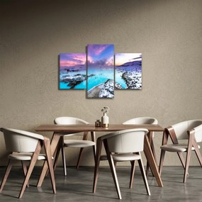 Kép - kék lagúna, Izland (90x60 cm)