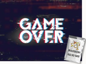 Fotótapéta Flizelina Game Over Gamer Gaming Glitch Retro 300x210 ragasztó