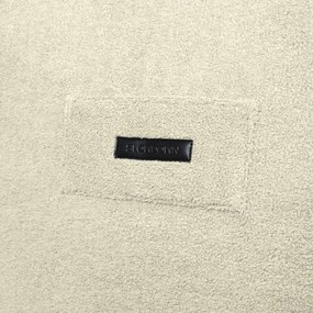 Krémszínű buklé babzsákfotel Sofa Snug – SLOWDOWN