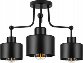 Mennyezeti Lámpa Függő Csillár Plafon Led E27 Modern fekete Prémium