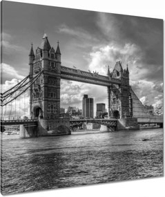 Vászonkép 80x80 Híd a Temzén