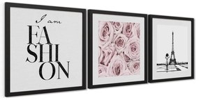 Kép szett 3 db-os 30x40 cm Parisienne – Styler