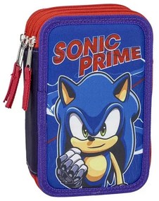 Sonic a sündisznó Prime tolltartó töltött 3 emeletes
