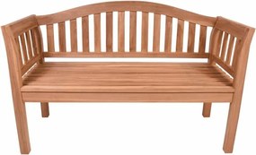 DIVERO Kerti pad 2 személyes teak fa tömör fa