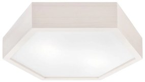 Lamkur Mennyezeti lámpa HEX 2xE27/60W/230V á. 43 cm fenyő fehér LA42756
