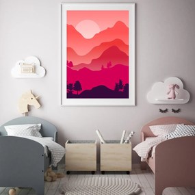 Poszter - Hegyi táj (A4)