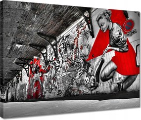 Vászonkép 40x30 Grafiti Ifjúsági motívum