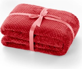Henry piros mikroszálas takaró, 220 x 240 cm - DecoKing