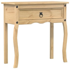 Corona tömör fenyőfa konzolasztal 73 x 35 x 73 cm