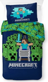 Minecraft Game Over Creepers ágyneműhuzat 140×200cm, 70×90 cm