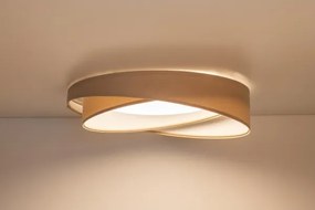 LED mennyezeti lámpa GALAXY MODERN LED/24W/230V átm. 55 cm bézs/fehér