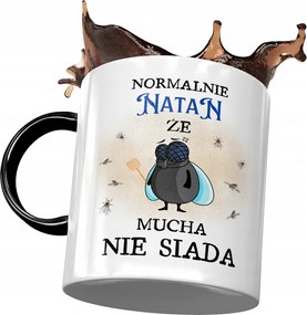 Fekete Bögre Nátán Férj Kolléga Ajándék Nyomtatott Fotóval