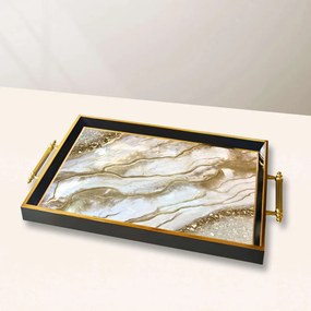 Üveg tálca, 38×24 cm – TPA10048