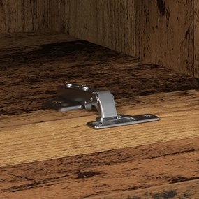 TV Fali Szekrény Régi Fa 100x30x30 cm Mérnök Fa