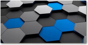 Fotó kép edzett üveg Absztrakt 3D 140x70