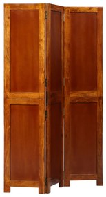 3 paneles szobafelosztó Mézbarna 35x1.5x160 cm Tömör akácfa