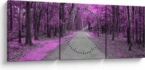 Kép - Út a parkon (órával) (90x30 cm)