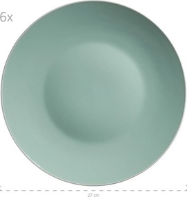 Mäser 24 darabos ELISSA étkészlet – zöld fényes