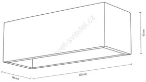 Spot-Light DO2251274 - KENZO fali lámpa 2xG9/6W/230V fenyő