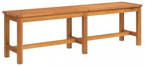 tömör akácfa kerti pad 150 x 35 x 45 cm