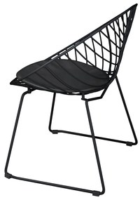 Coco 2 db fekete kerti szék - Bonami Selection