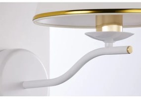 Jupiter 2086 - SAMBA fali lámpa 1xE27/15W/230V fehér/arany