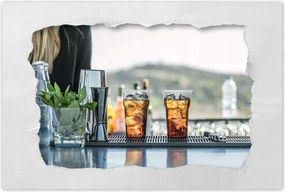 Poszterek 90x60 Koktélok a bárpulton