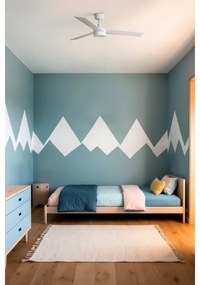 FARO 34295WT-1TW-LED Dimmelhető ventilátor RUDDER S 18W/230V fehér/bézs átm. 106 cm WT + távirányító