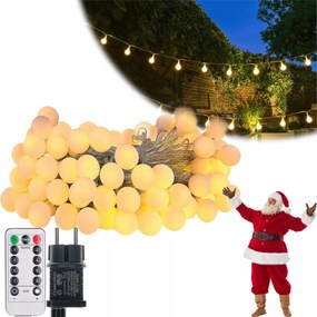 Karácsonyfa Fényfüzér 27M 200LED Meleg Fehér Kültéri Beltéri Lámpa