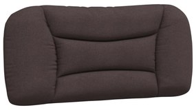 sötétbarna szövet fejtámla párna 90 cm
