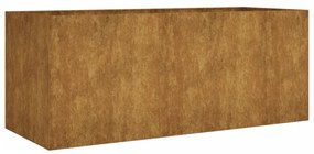corten acél kerti magaságyás 200x80x80 cm