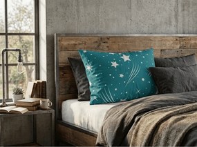Polipamut párnahuzat NIGHT SKY POLY 70x90 cm, türkiz