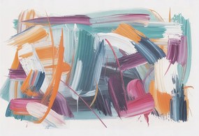 Fotótapéta Fali tapéta a nappaliba Energetikai húzások 152x104