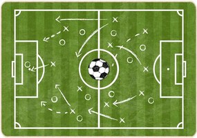 vidaXL zöld mosható csúszásgátló futballpálya gyerekszőnyeg 160x230 cm