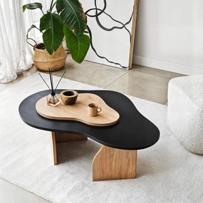 Melted - Black, Sapphire Oak