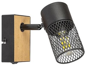 Rabalux 71151 - Fali spotlámpa METTA 1xE14/40W/230V tölgy