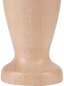 Asztali lámpa AMFORA 1xE27/60W/230V bézs/bükkfa