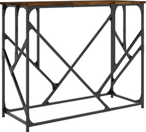 vidaXL füstös tölgy színű szerelt fa tálalóasztal 100x40x80 cm