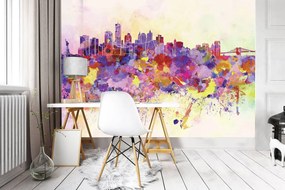 Fotótapéta - Színes város (152,5x104 cm)
