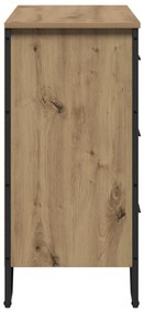Fiókos Szekrény Kézműves Tölgy 91x35,5x74,5 cm Mérnöki Fa
