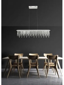 Globo 68405-24H - LED Dimmelhető kristály csillár zsinóron LED/24W/230V + távirányító