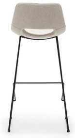 Bézs bárszék (ülésmagasság 76 cm) Zahara – Kave Home