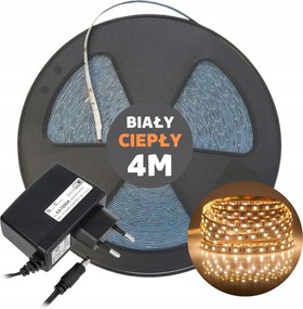 Led szalag konyhai szalag meleg fehér 4m tápegységgel