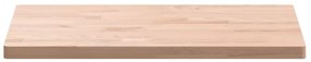 tömör bükkfa téglalap alakú asztallap 60x40x2,5 cm