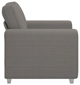 világosszürke kordbársony szövet kanapéfotel 60 cm