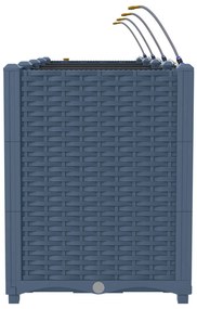 Kerti ültetők Szürke 160 x 40 x 52 cm Acél