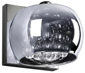 ZUMA LINE W0076-01A-B5FZ CRYSTAL Kristály Fali Lámpa Króm G9 IP20